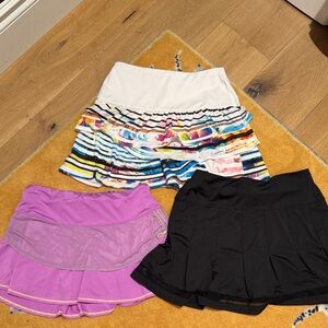 Lucky in Love Women's Skirts - Multicolor, Purple, Black